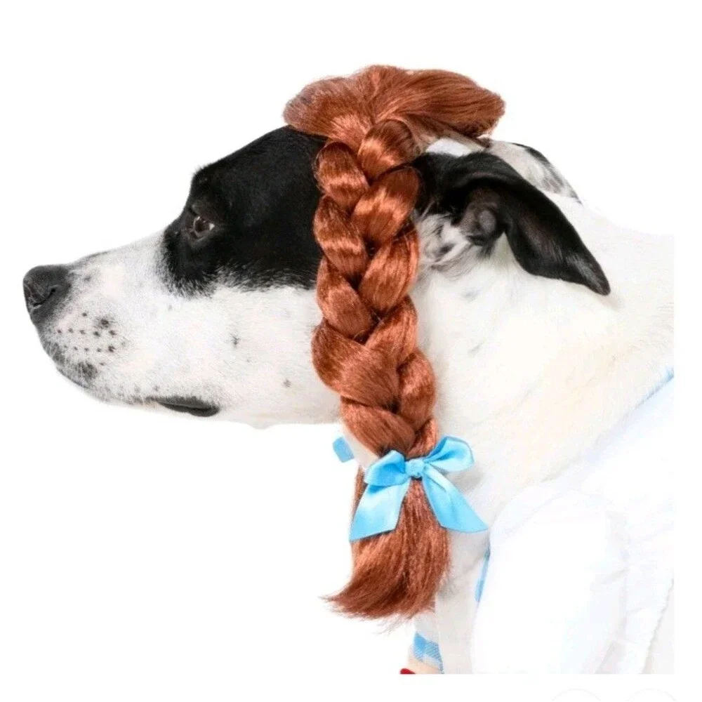 Halloween Medium Pet Dog Cat Costume Dorothy Wicked Wizard of Oz Ruby Slippers